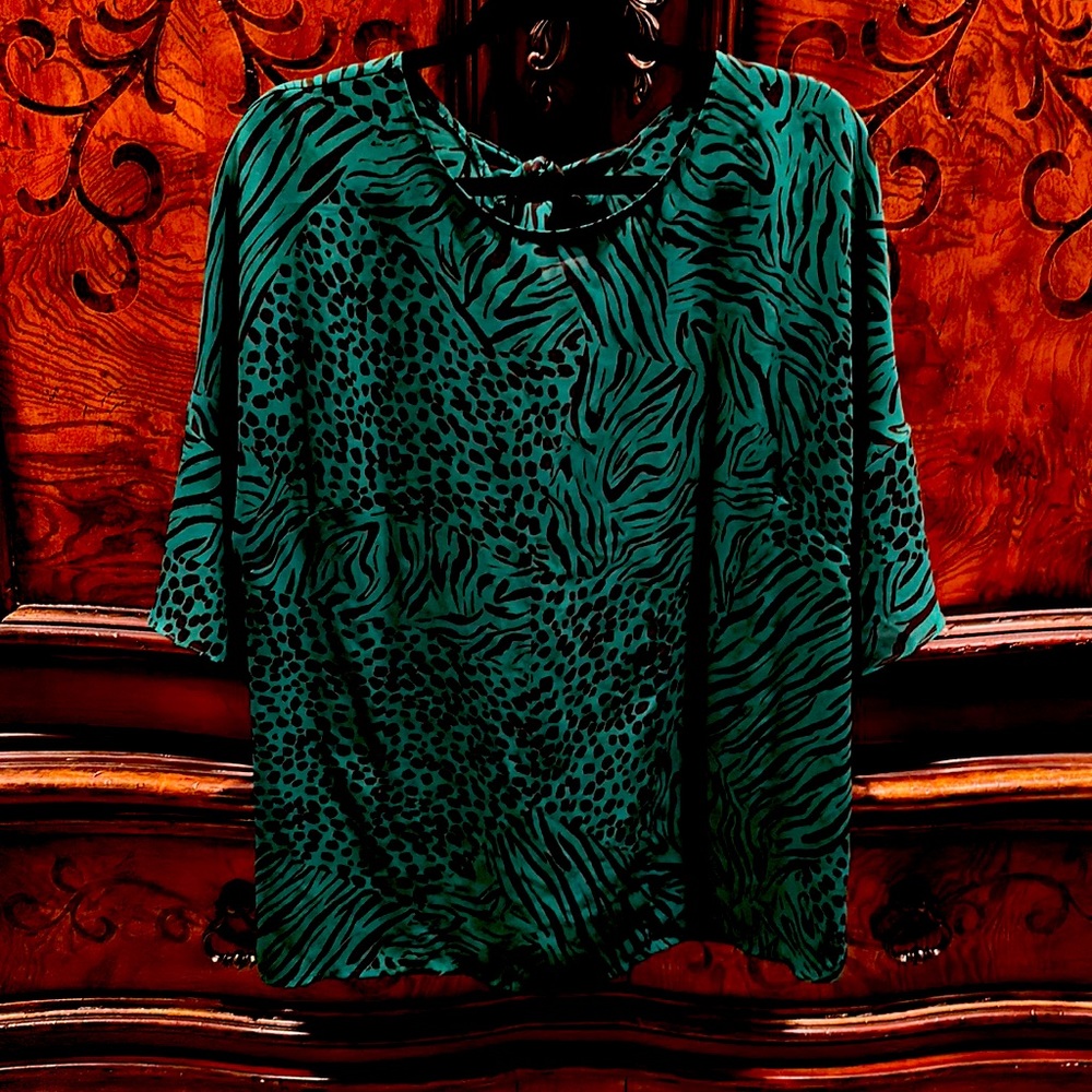 cAbi animal print blouse
